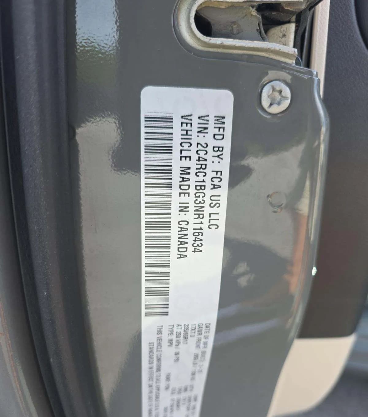 2022 CHRYSLER PACIFICA TOURING L 121.6" WB 3