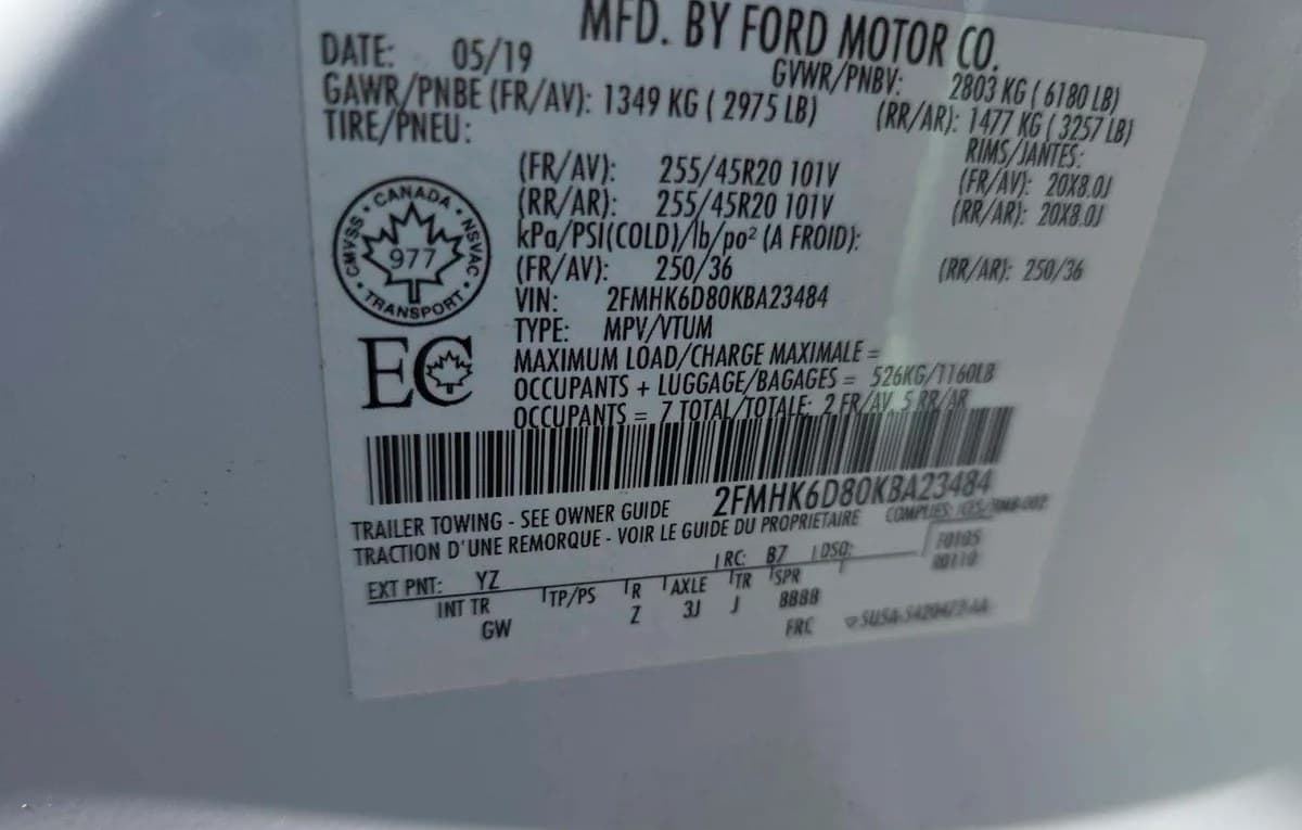 2019 FORD FLEX Limited 3