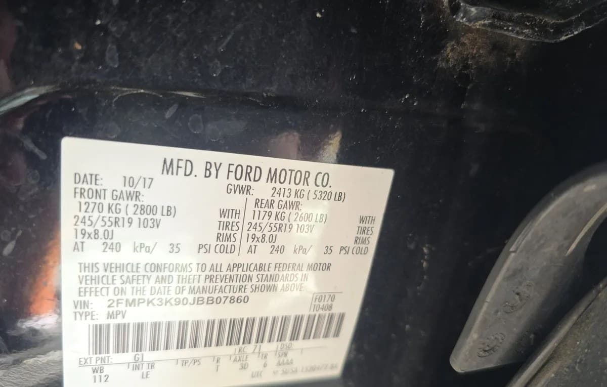 2018 FORD EDGE Titanium 5