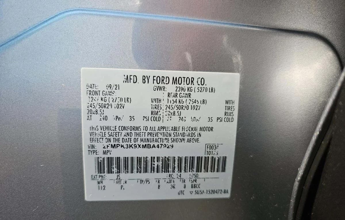 2021 FORD EDGE Titanium 3