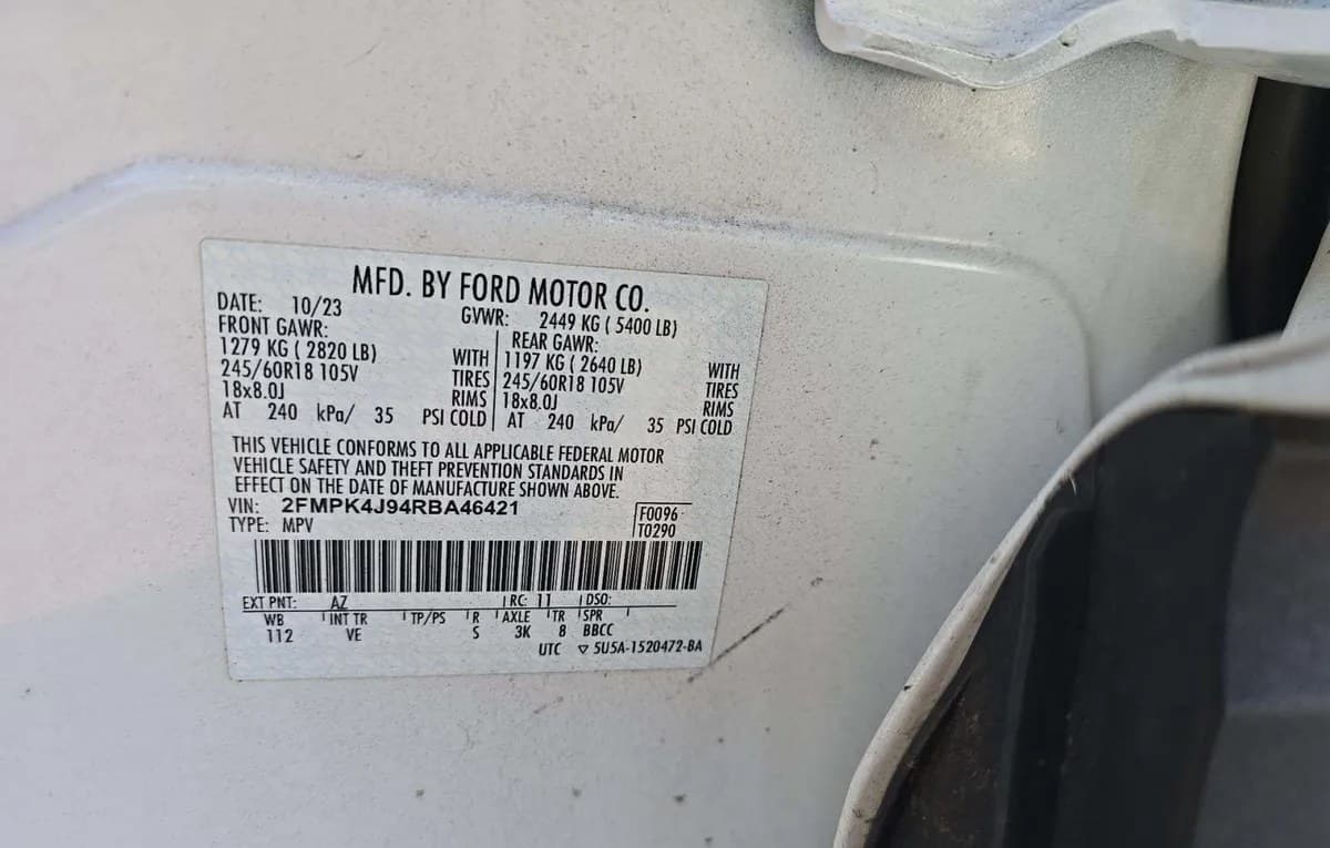 2024 FORD EDGE SEL 3