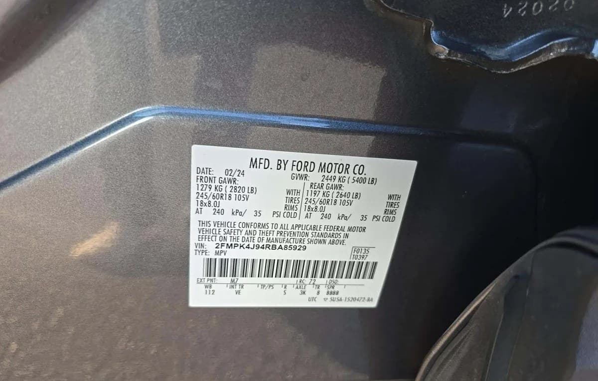 2024 FORD EDGE SEL 3