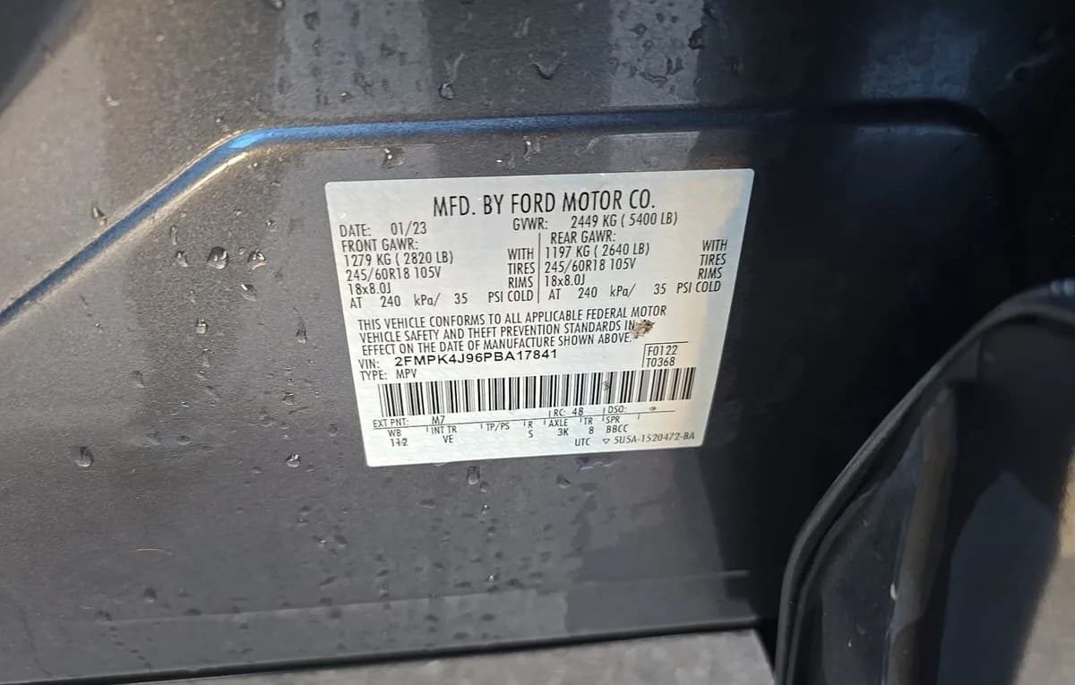 2023 FORD EDGE SEL 7