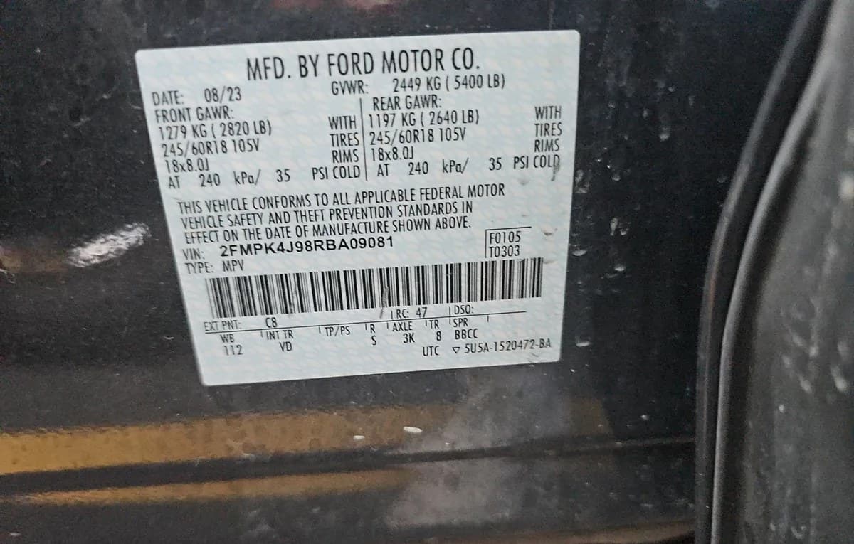 2024 FORD EDGE SEL 7