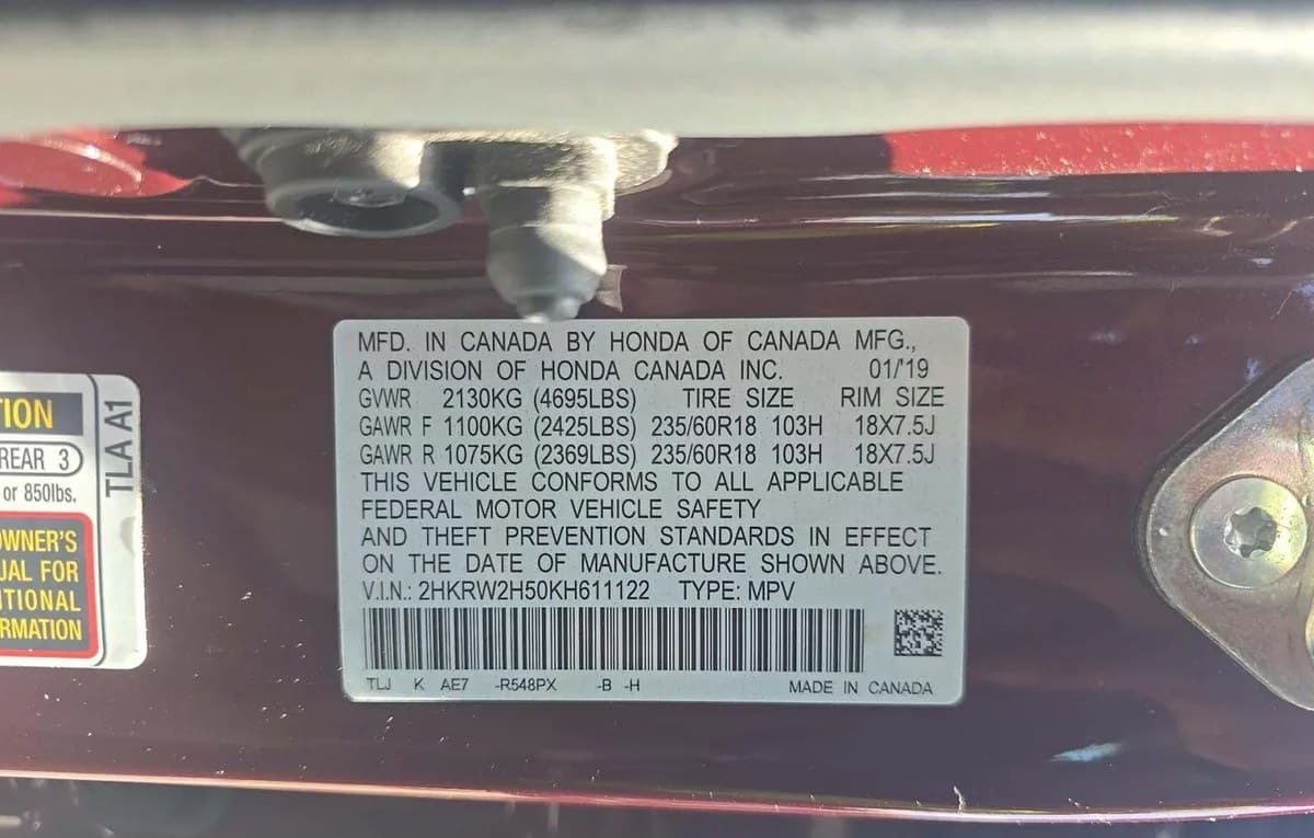 2019 HONDA CR-V EX 3