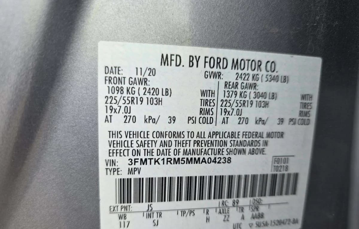 2021 FORD MUSTANG MACH-E Select 3