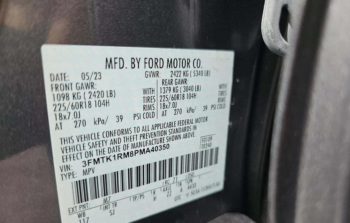 2023 FORD MUSTANG MACH-E Select 3