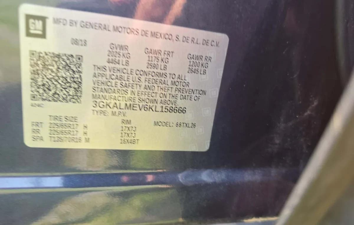 2019 GMC TERRAIN SLE 3