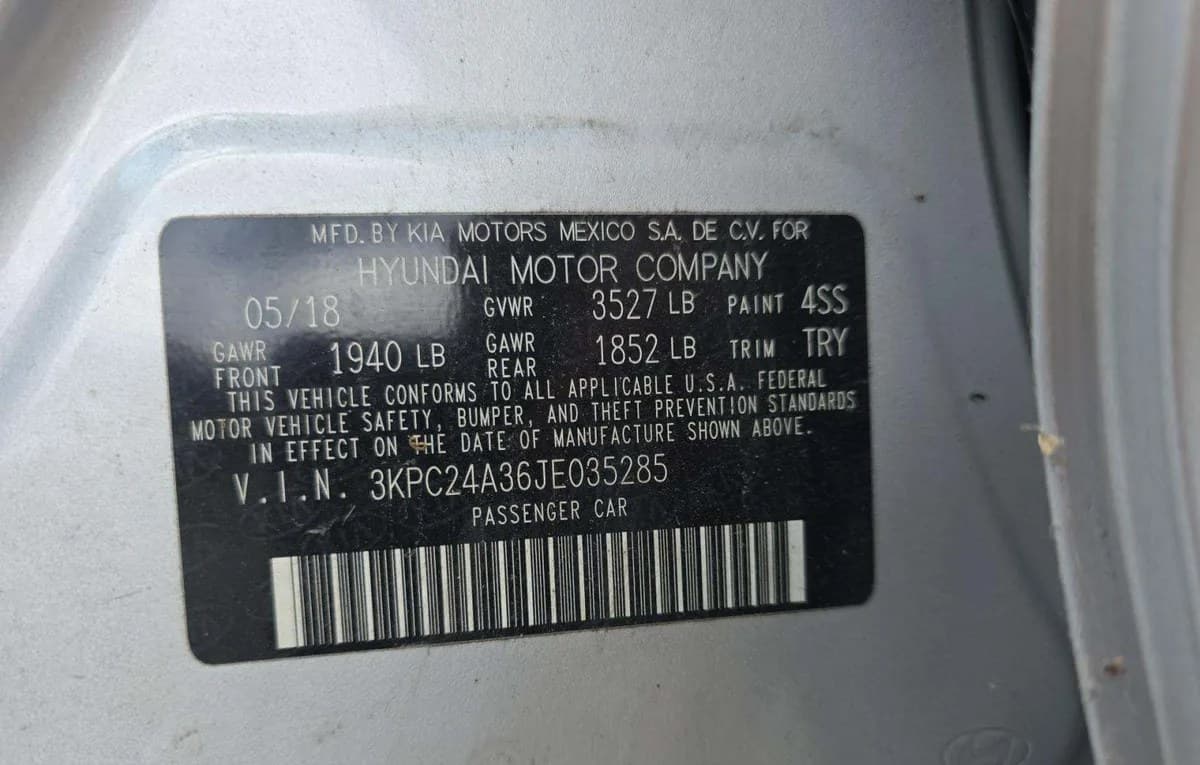 2018 HYUNDAI ACCENT SEL 3