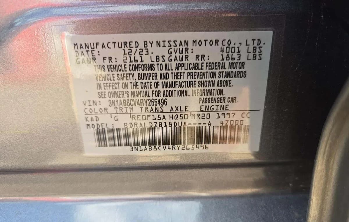2024 NISSAN SENTRA SV 3