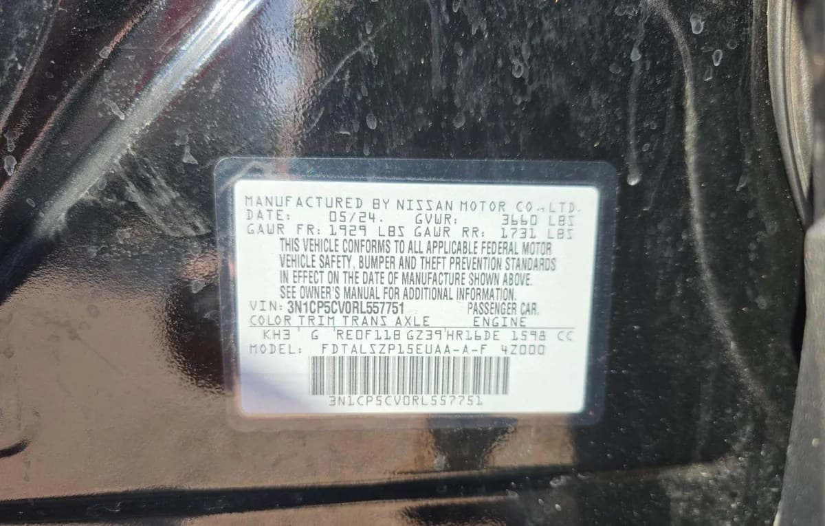 2024 NISSAN KICKS SV 3