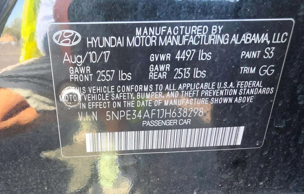 2018 HYUNDAI SONATA SEL 3