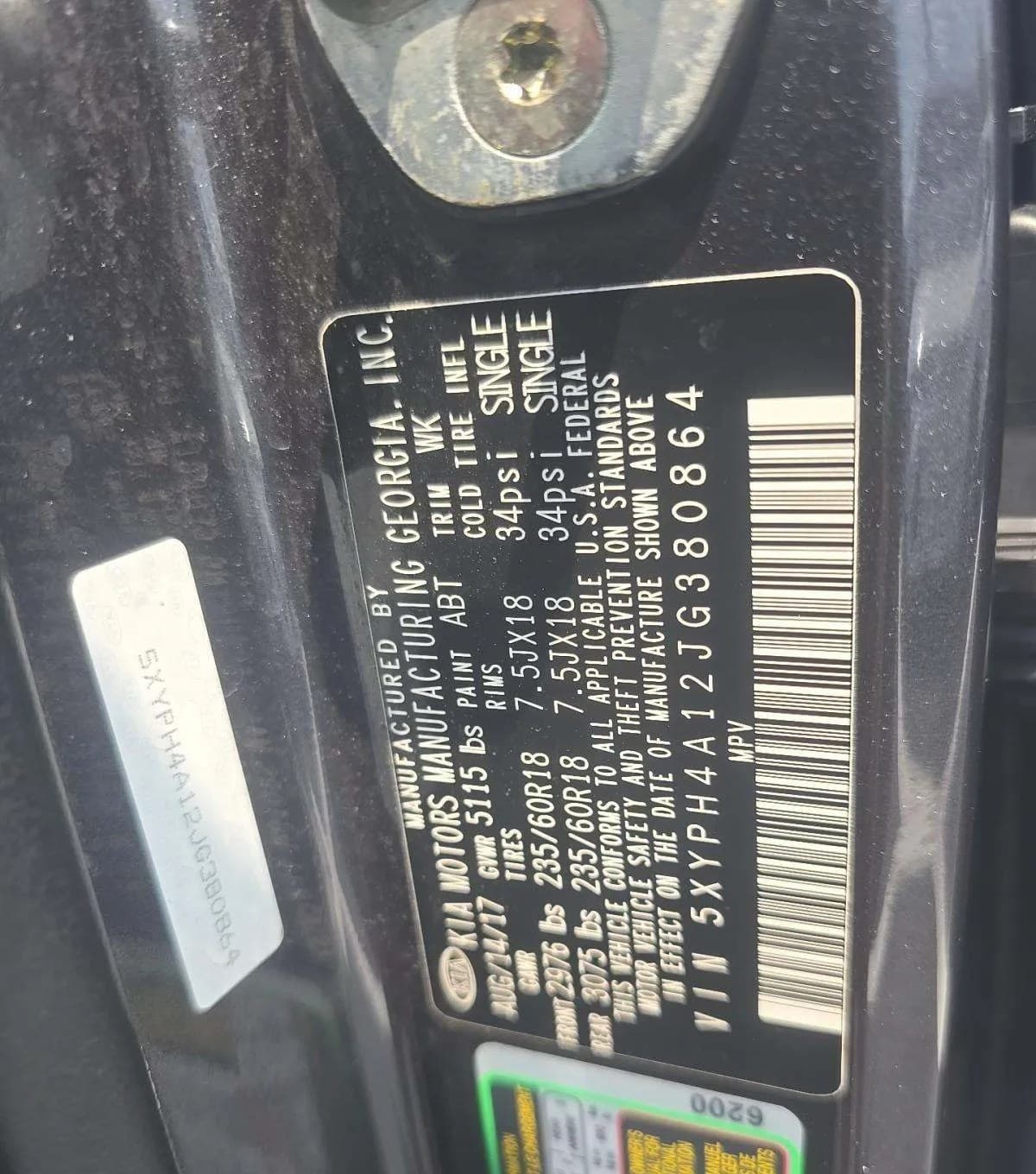 2018 KIA SORENTO EX 3