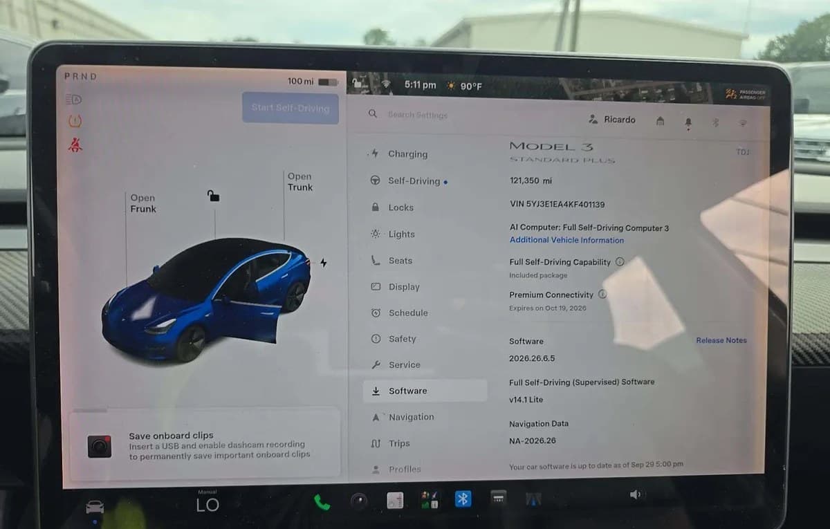 2019 TESLA MODEL 3 STANDARD Range 6