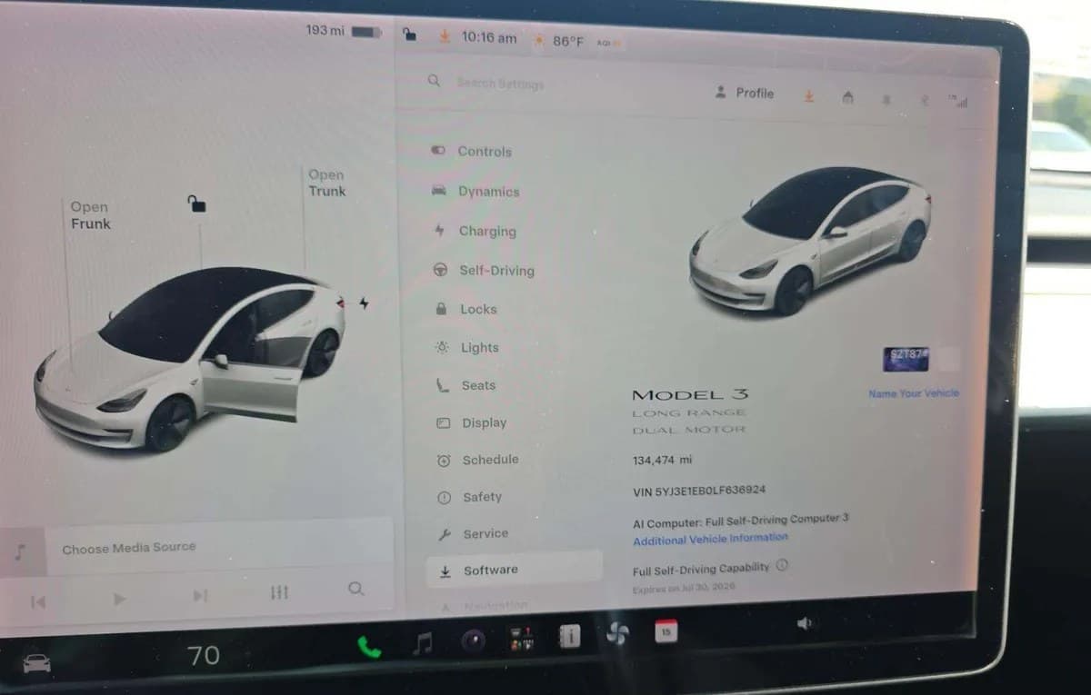 2020 TESLA MODEL 3 LONG Range 6
