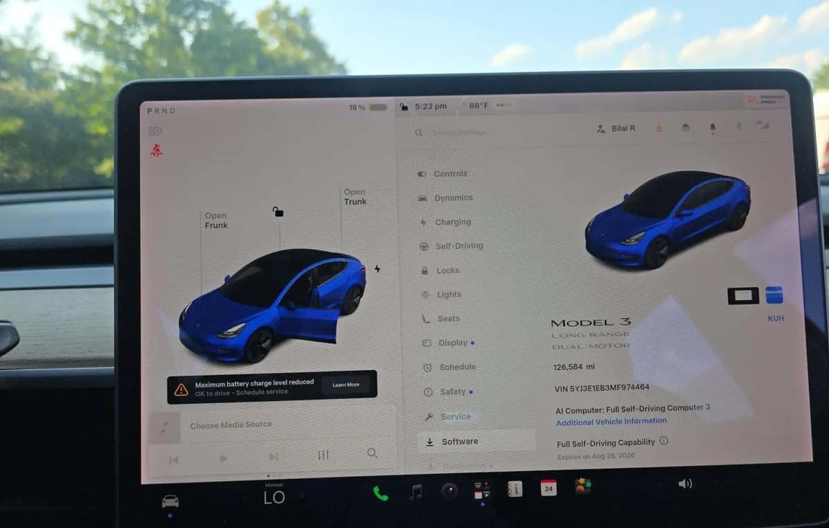 2021 TESLA MODEL 3 LONG Range 6