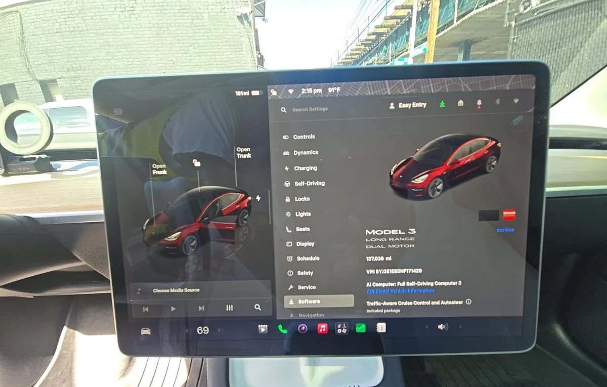 2022 TESLA MODEL 3 LONG RANGE 6
