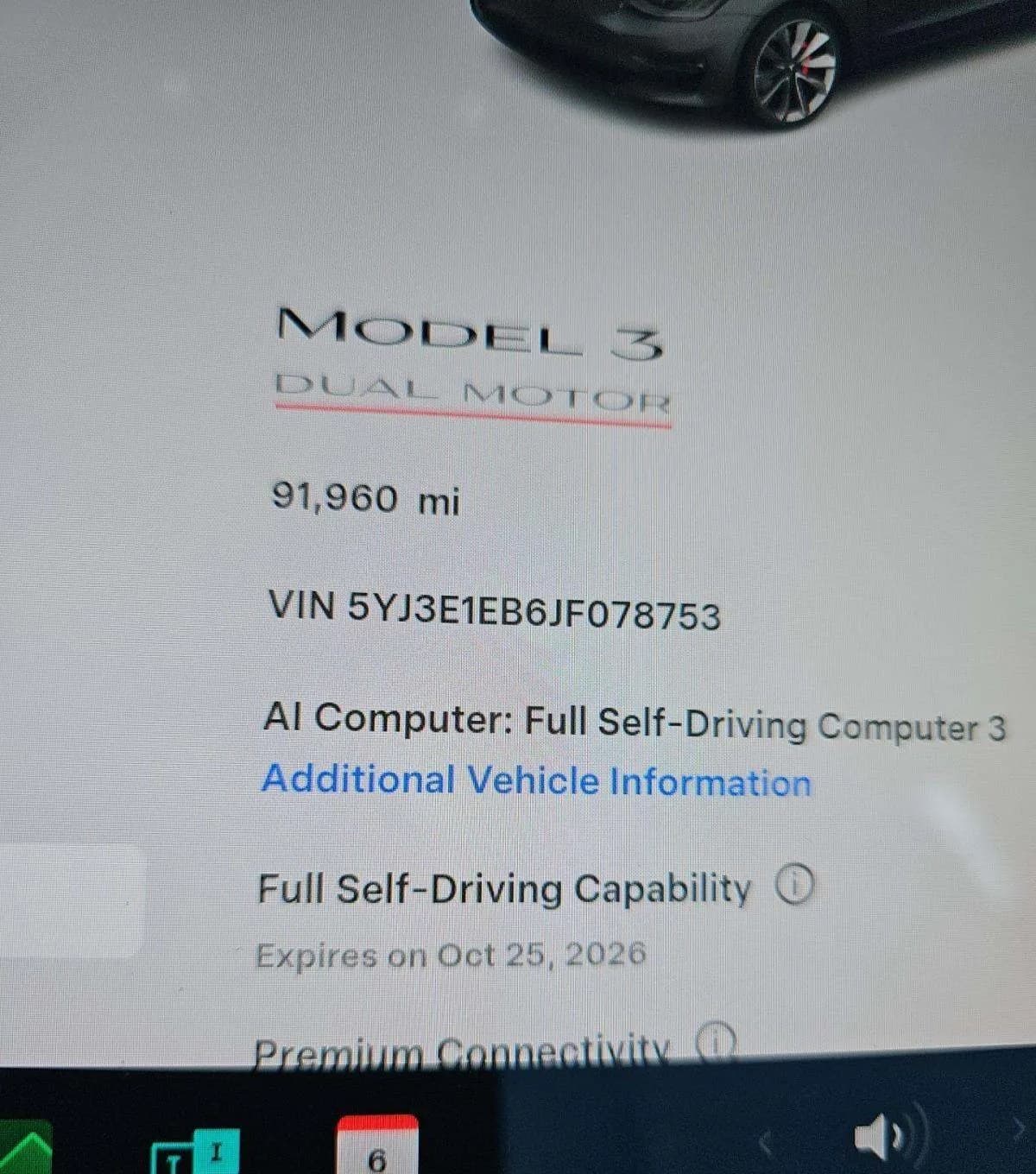 2018 TESLA MODEL 3 PERFORMANCE 6