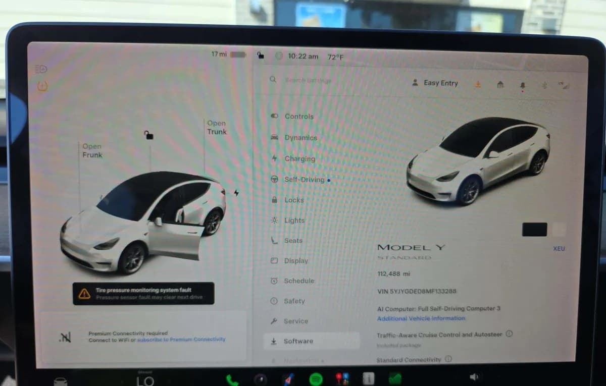 2021 TESLA MODEL Y STANDARD RANGE 6