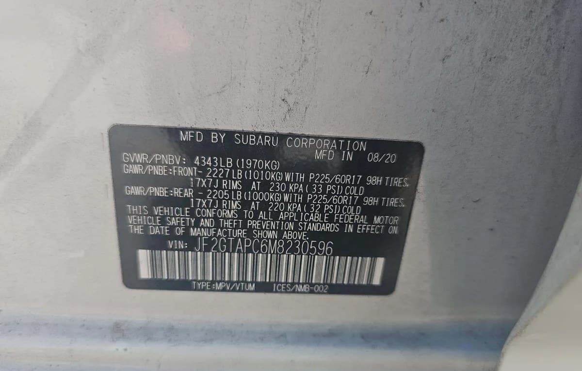 2021 SUBARU CROSSTREK Premium 3