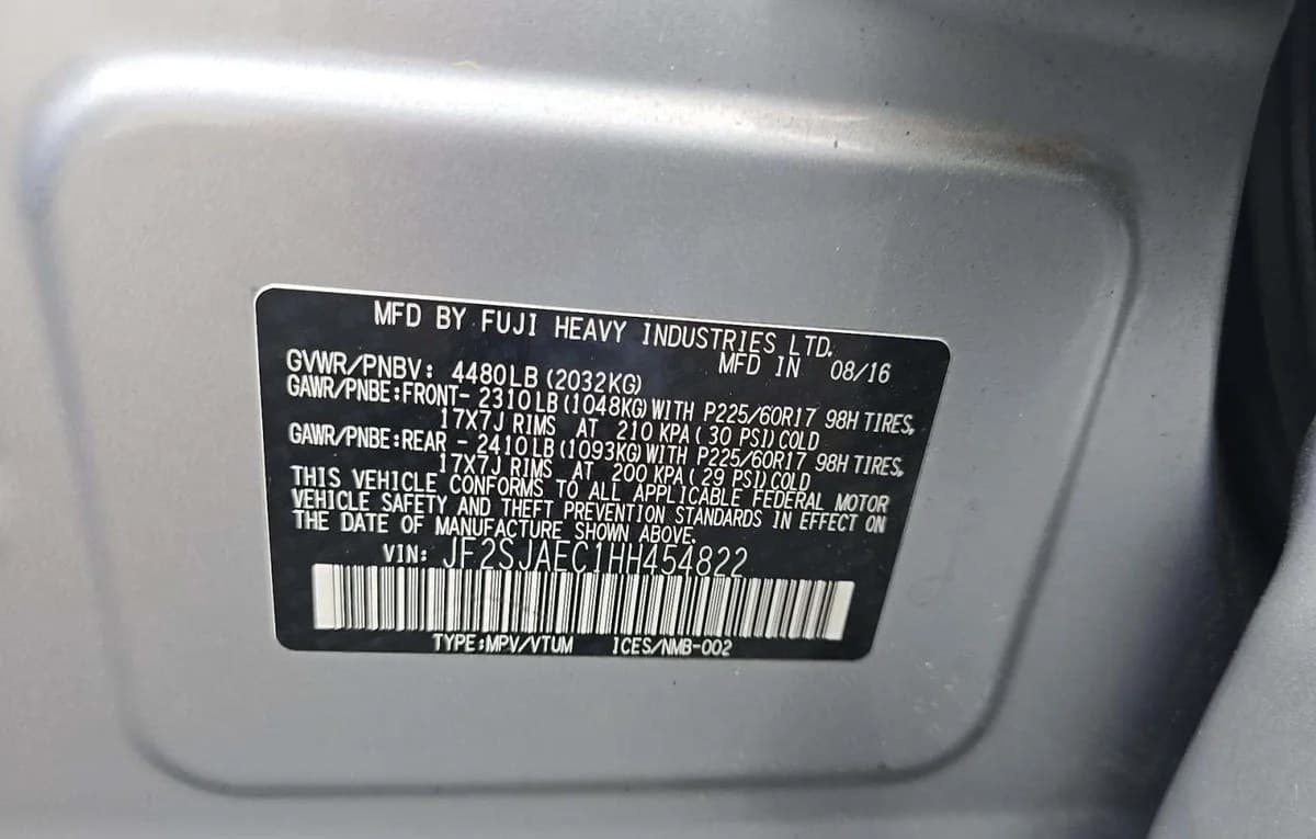 2017 SUBARU FORESTER 2.5I Premium 3