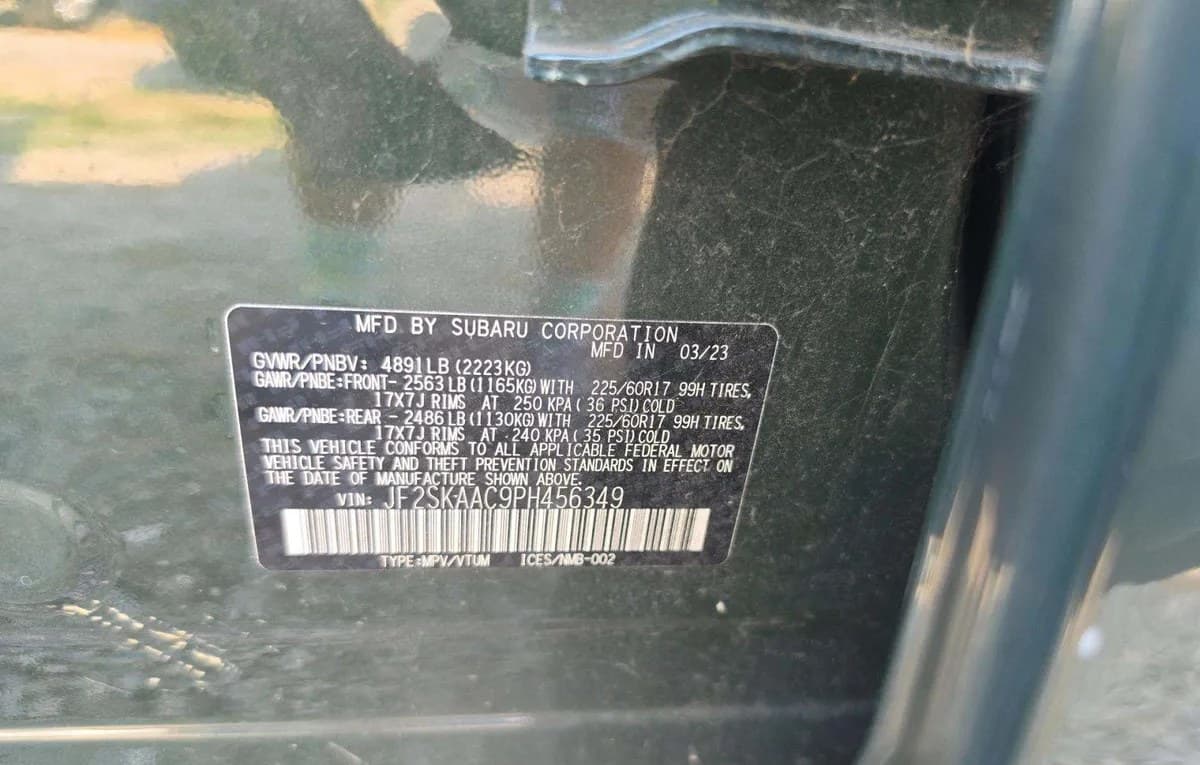 2023 SUBARU FORESTER Base 3