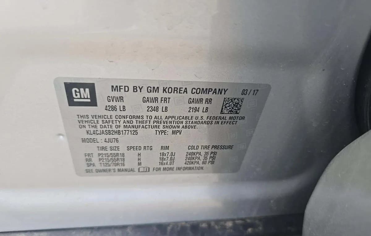 2017 BUICK ENCORE Preferred 2