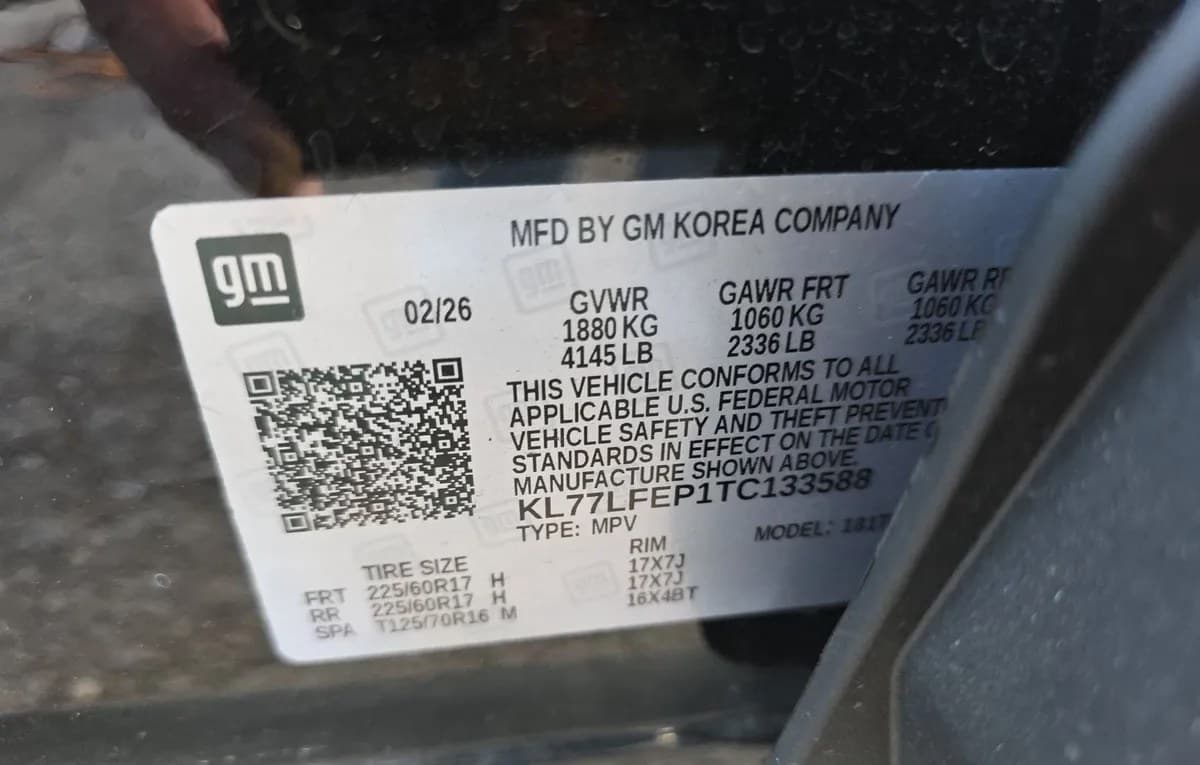 2026 CHEVROLET TRAX LS 7