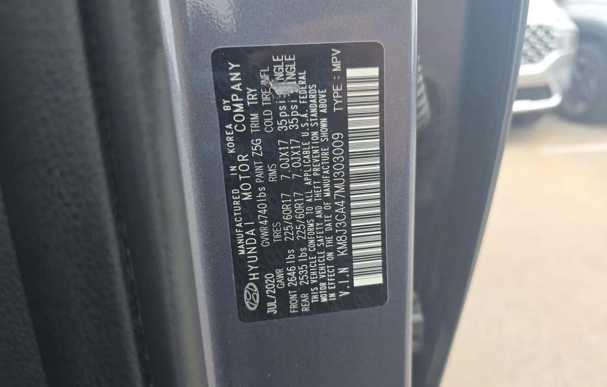 2021 HYUNDAI TUCSON Value 3