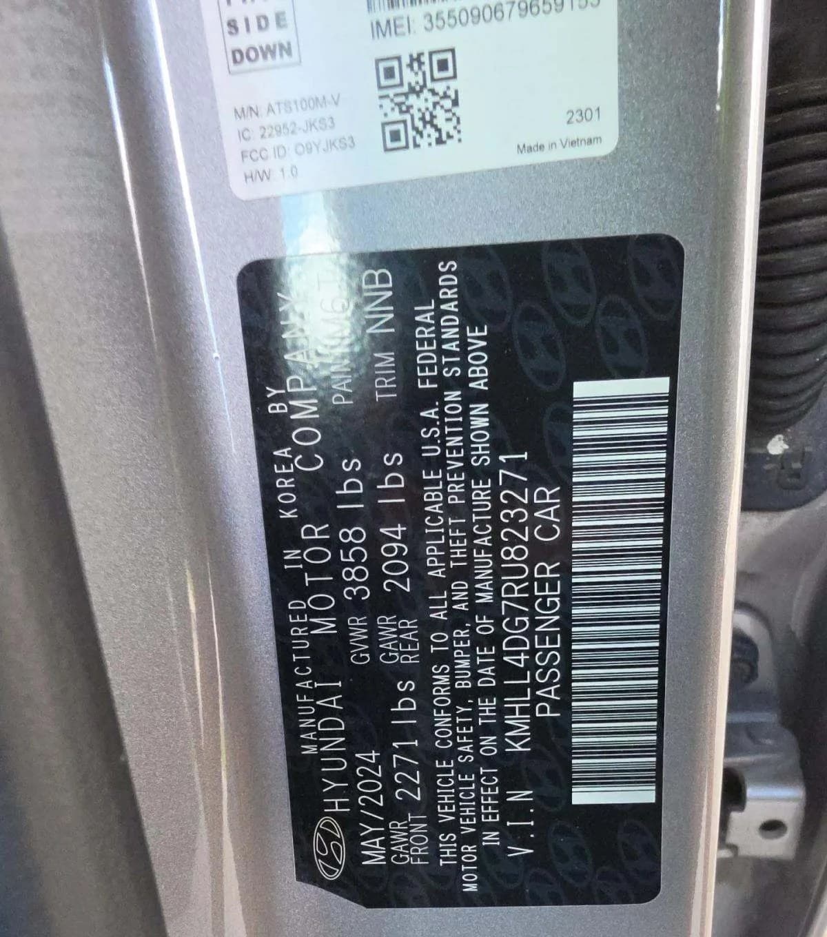 2024 HYUNDAI ELANTRA SE 3