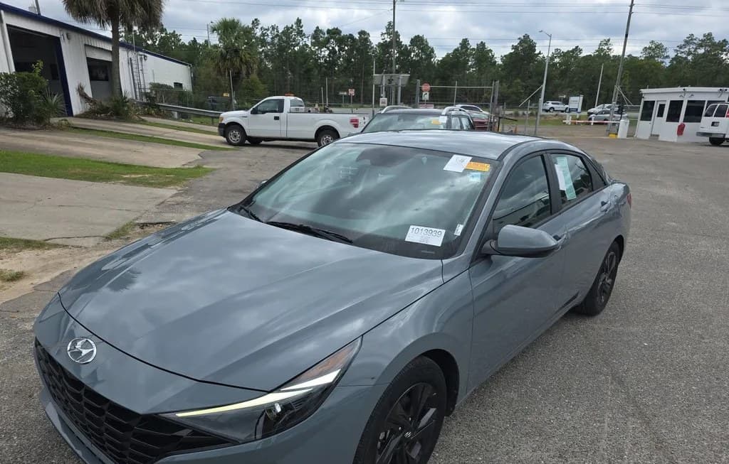 2023 HYUNDAI ELANTRA HYBRID BLUE