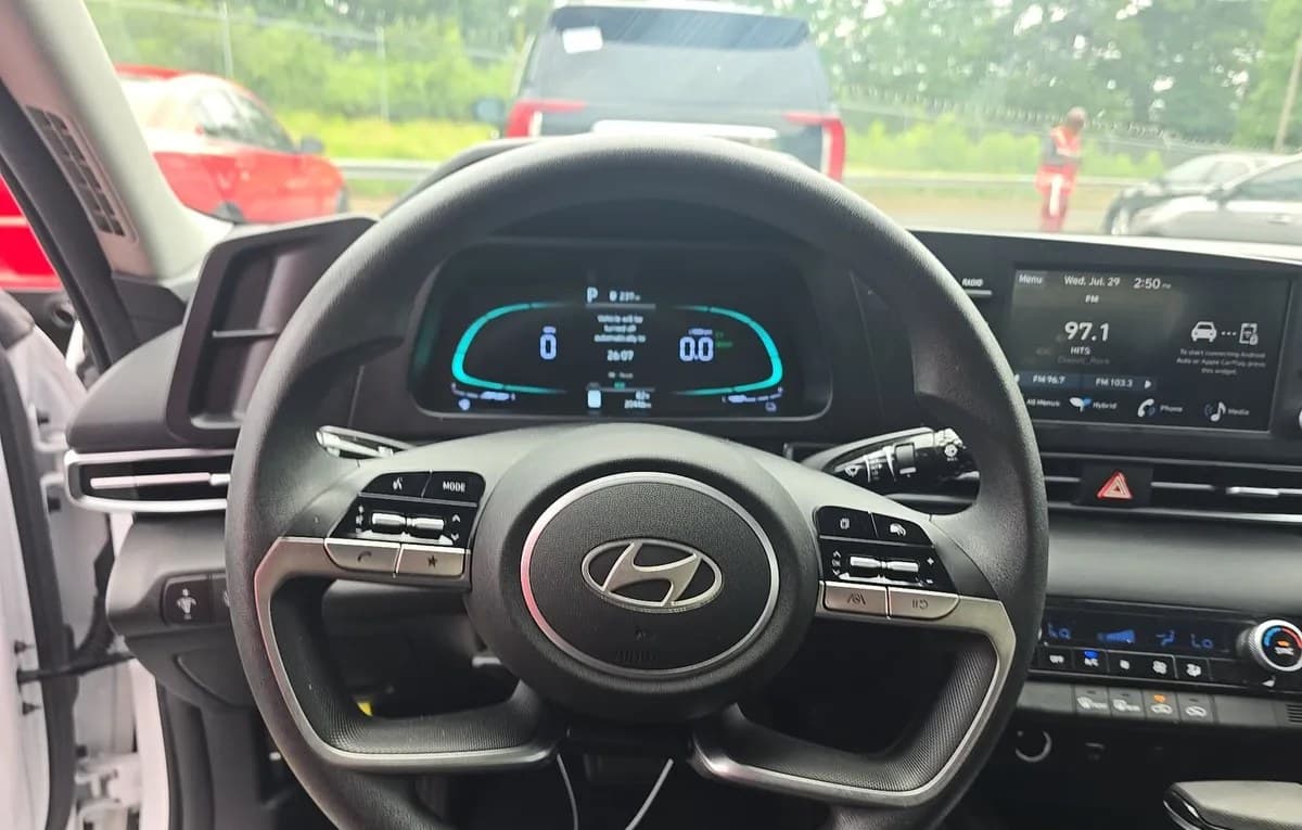 2025 HYUNDAI ELANTRA HYBRID Blue 7