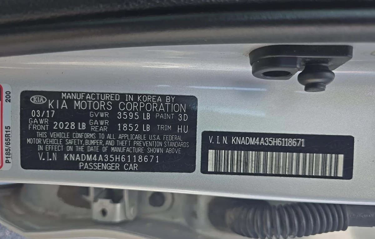 2017 KIA RIO LX 2