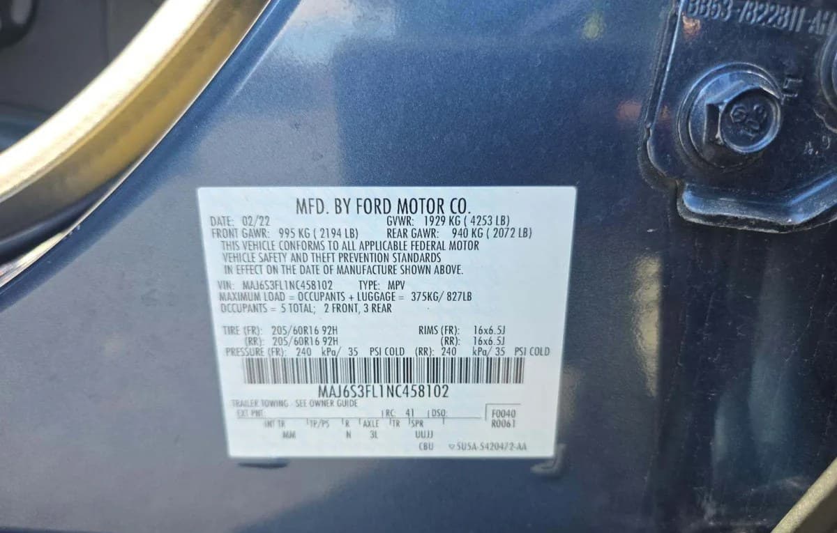 2022 FORD ECOSPORT S 3