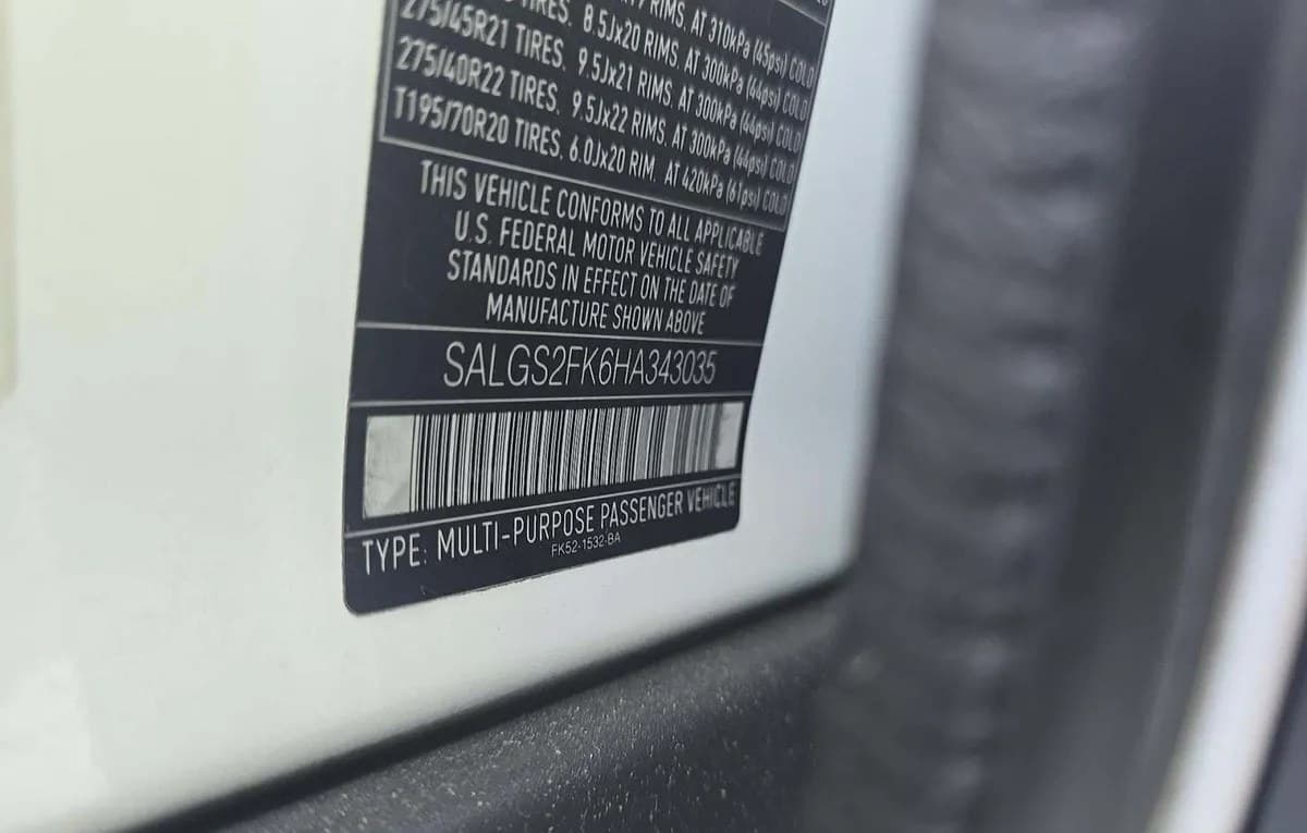 2017 LAND ROVER RANGE ROVER HSE 3