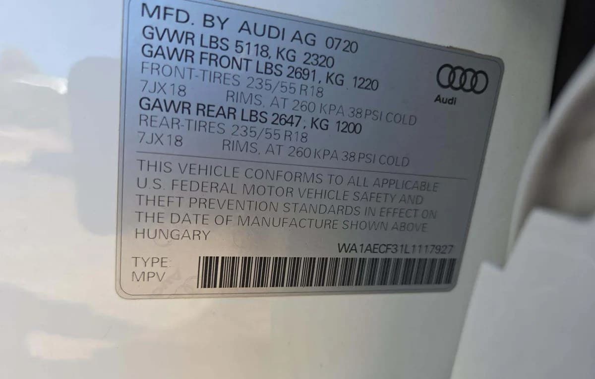 2020 AUDI Q3 2.0T Premium 3