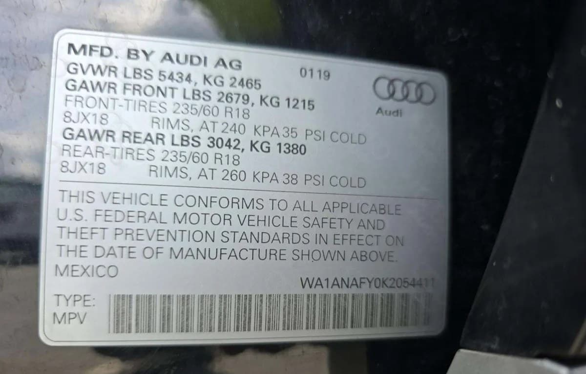 2019 AUDI Q5 Premium 3
