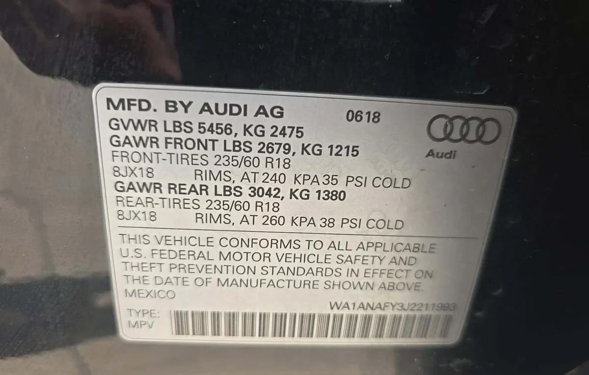 2018 AUDI Q5 Premium 3