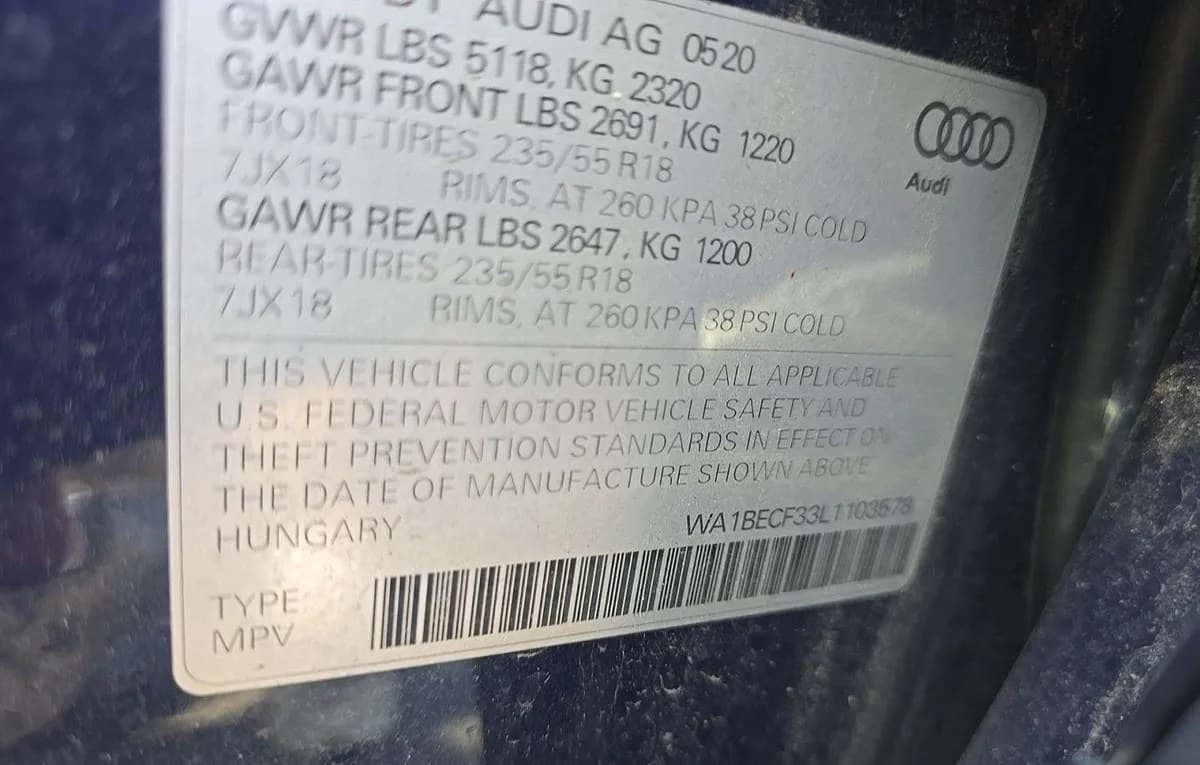 2020 AUDI Q3 2.0T PREMIUM Plus 3