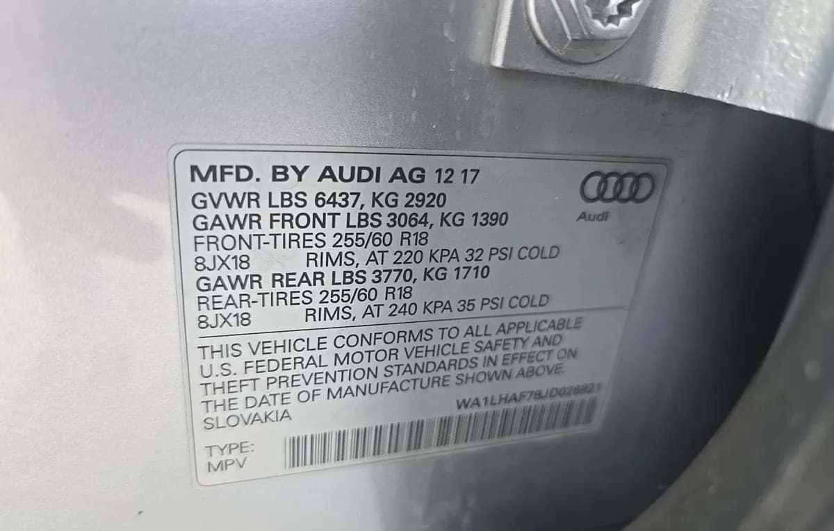 2018 AUDI Q7 2.0T PREMIUM Plus 3