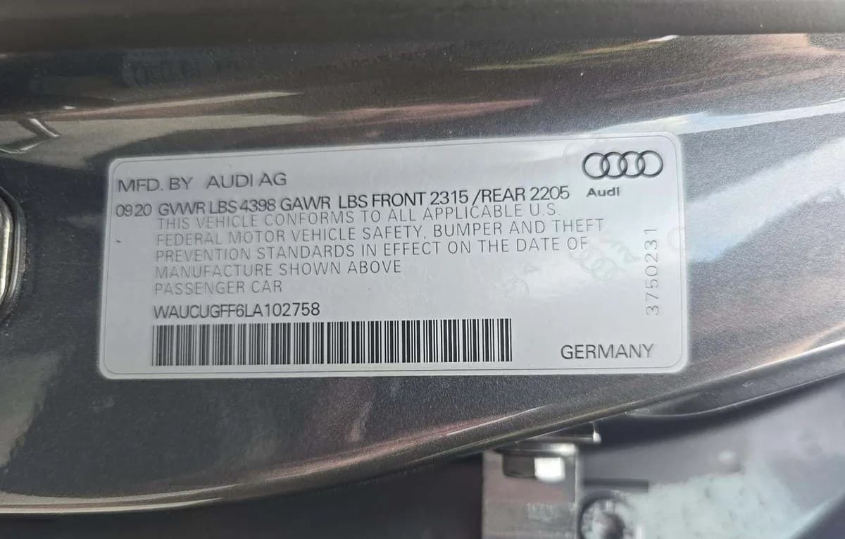 2020 AUDI A3 2.0T SPORT PREMIUM Plus 3