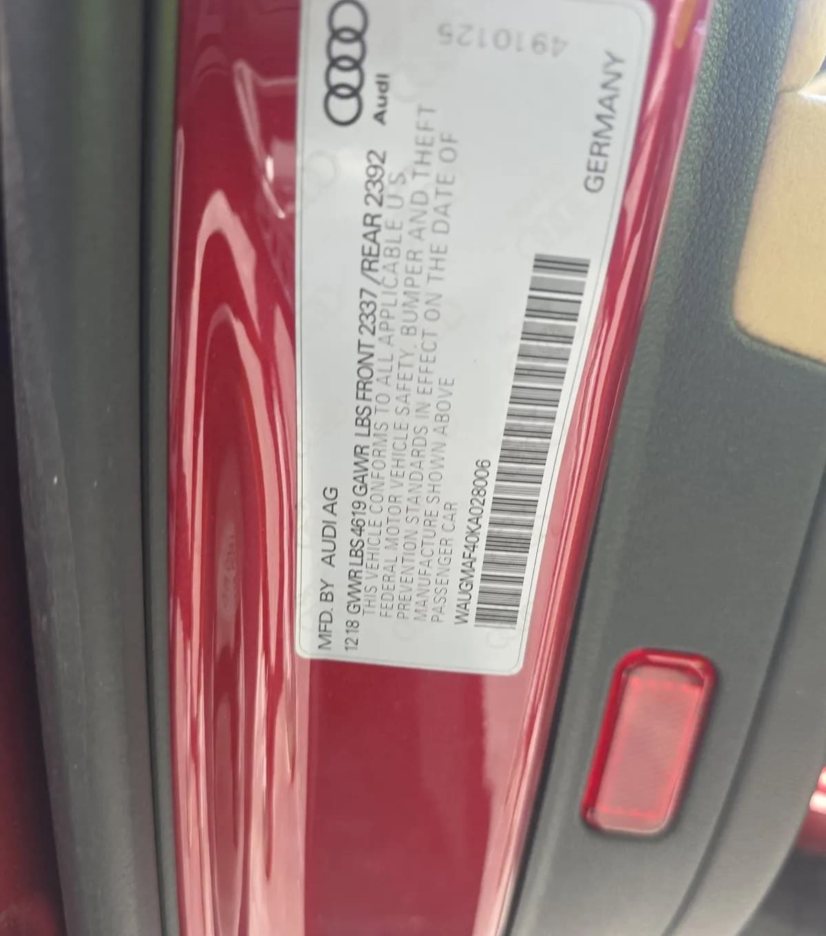 2019 AUDI A4 Premium 5