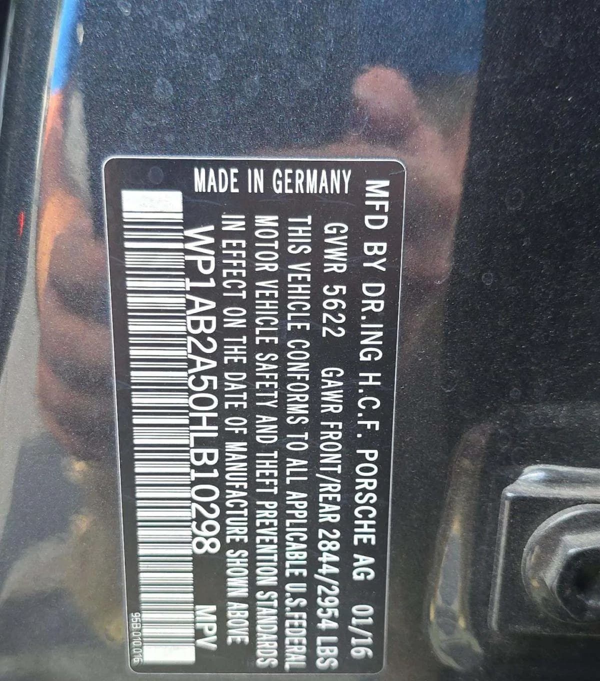 2017 PORSCHE MACAN S 3