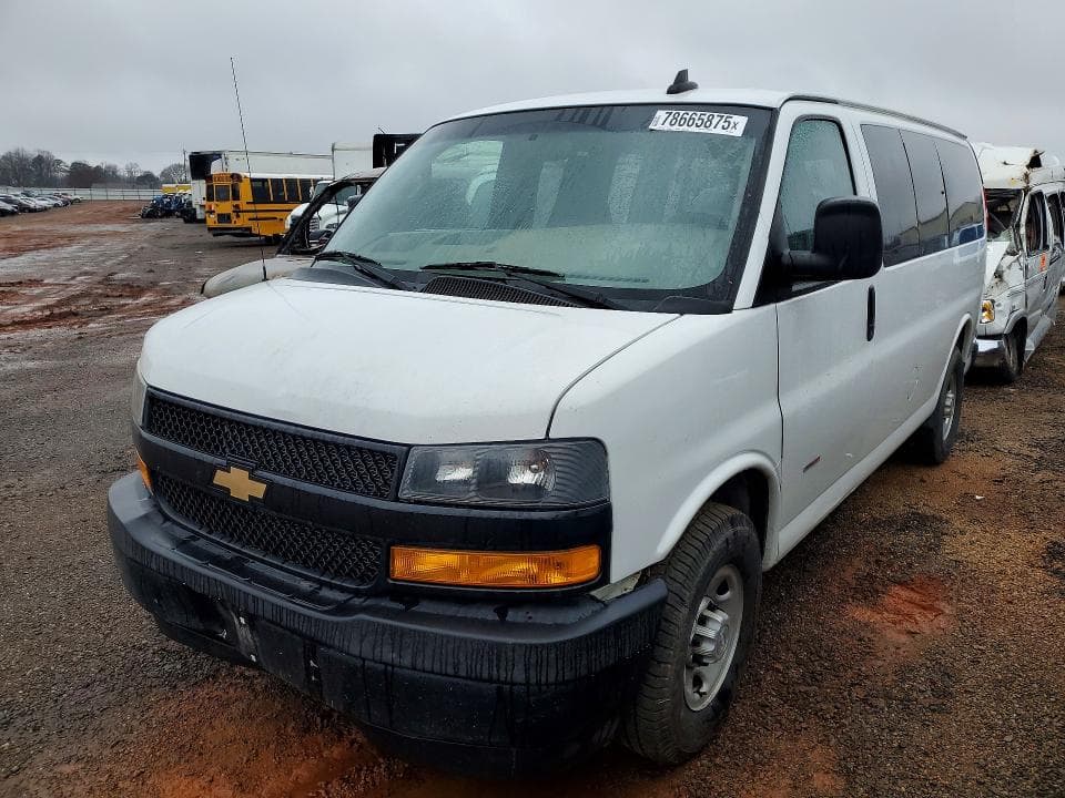 2019 CHEVROLET EXPRESS G3500 LS 2.8L 4C TDSL PASSENGER LS - 1