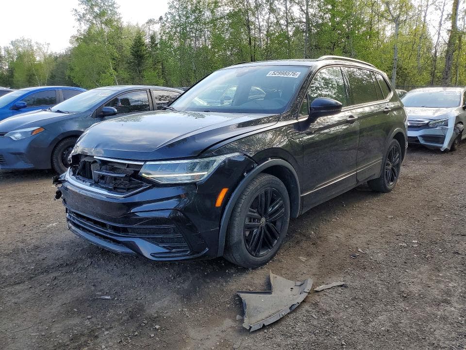 2022 VOLKSWAGEN TIGUAN SE R-LINE BLACK - 1