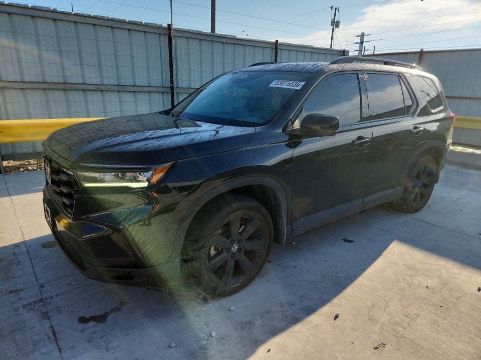 2025 HONDA PILOT BLACK BLACK - 1