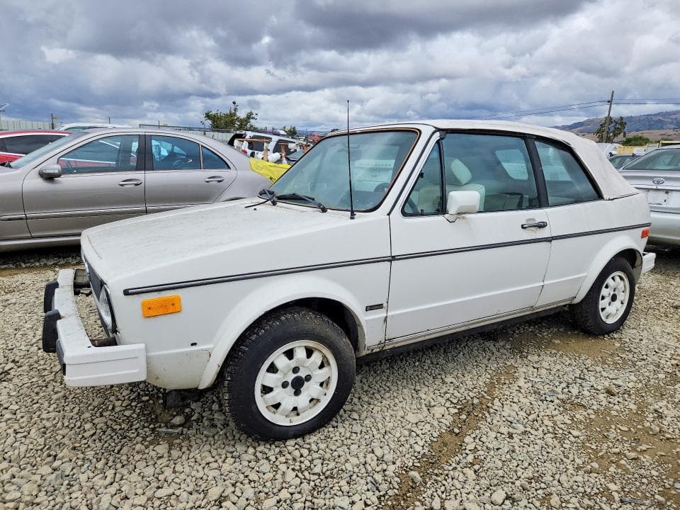 1985 VOLKSWAGEN GOLF CABRIOLET DLX - 1