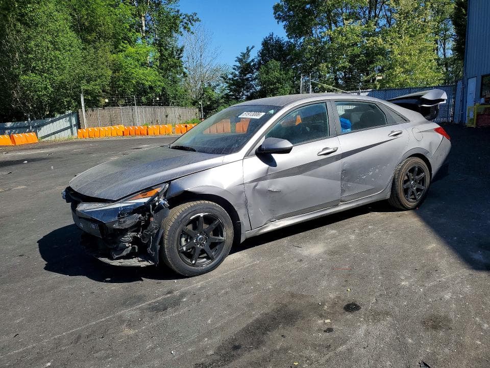 2023 HYUNDAI ELANTRA BLUE