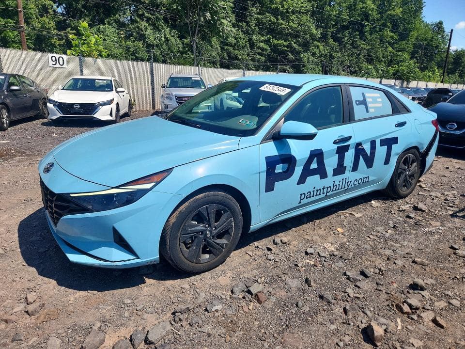 2023 HYUNDAI ELANTRA BLUE - 1