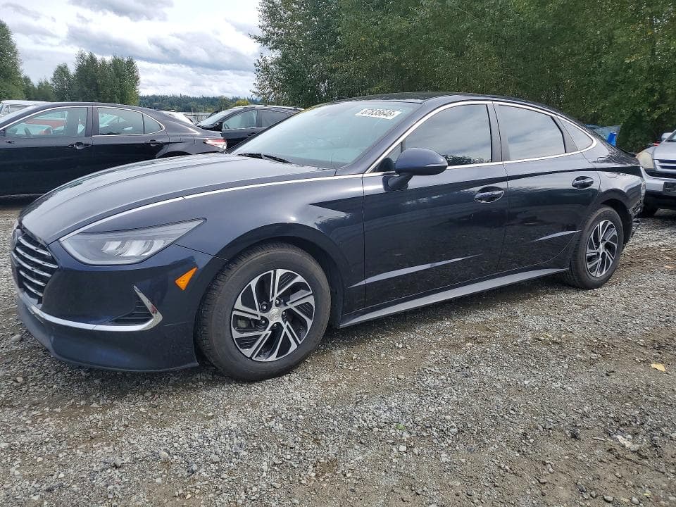 2022 HYUNDAI SONATA HYBRID BLUE - 1